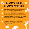 Mollys Suds Laundry Detergent Sheets | Gentle on Sensitive Skin, Powerful Bio-Based Enzymes, Stain-Fighting | Liquidless & Plastic-Free Packaging | 120 Loads (Citrus Grove) view 3