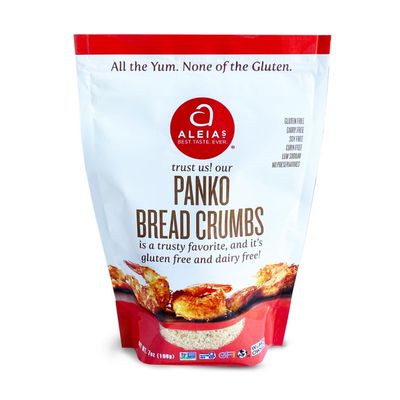 Aleias Gluten Free Panko Bread Crumbs  7 oz (1 Pack)  Crunchy Gluten Free Breading for Cooking & Baking  Dairy Free, Kosher, Non-GMO
