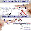 10Pcs Oval Finger Splints & Sleeves Kit, 6 Graduated Trigger Finger Splint & 4 Finger Sleeves for Trigger/Mallet/Arthritis/Straightening, Finger Brace Support for Thumb/Middle/Ring/Index/Pinky(Size 9,10,11,12,13,14) view 3