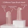 Momcozy Silicone Finger Toothbrush for Baby, Baby Finger Toothbrush for Training Teething, Infant Oral Cleaner, 2 Pcs Silicone Toothbrush view 2