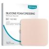 Dimora Silicone Foam Dressing Without Border - 6"x 6" Highly Absorbent Adhesive Bandages for Wounds Cuttable Pads for Wound Care 5 Pack view 1