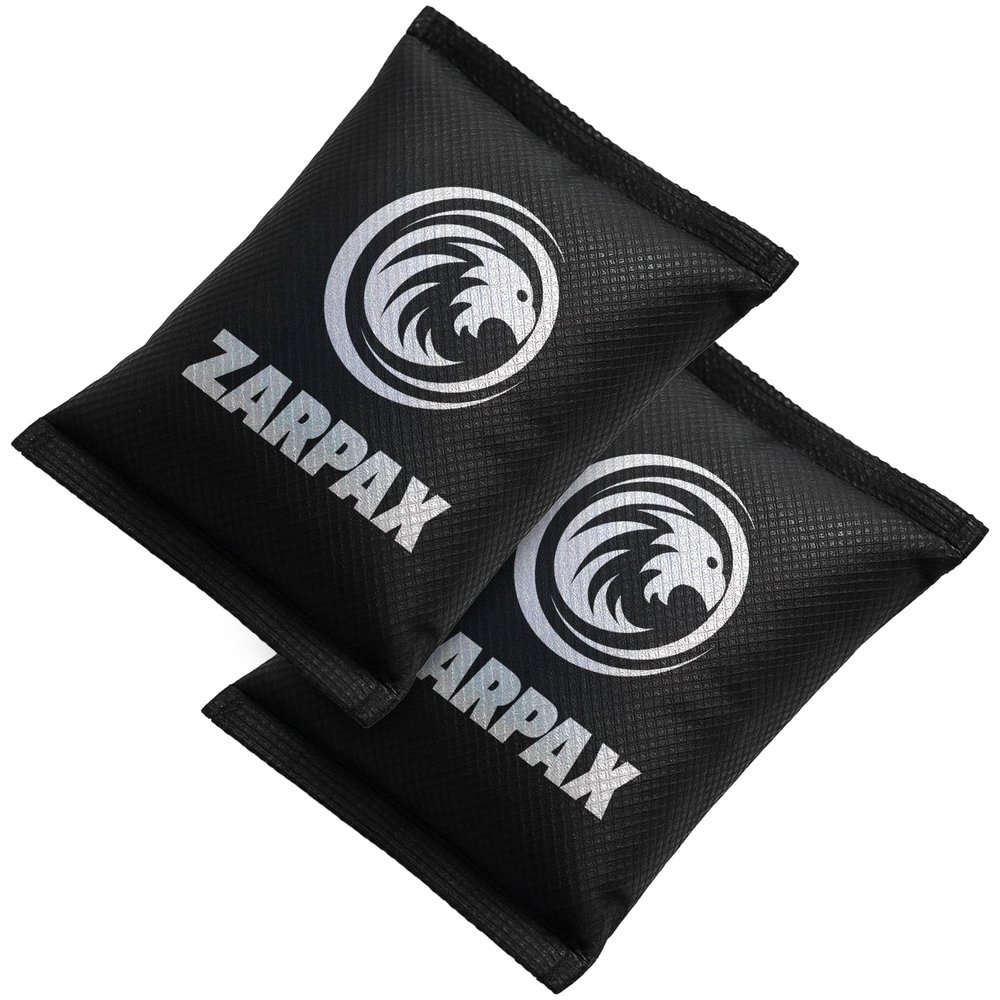 Zarpax Dehumidifier Bags 18 oz/500g Pack of 2 - Rechargeable Moisture Absorber Bag - Car Dehumidifier, Storage, Gun Safe - Removes Excess Humidity - Microwave Reusable Desiccant