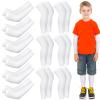 Panitay 6 Set Eczema Arm and Leg Sleeves Scratch Elastic Arm Sleeves Knee Wrap Eczema Cover for Itch Relief and Wet Therapy(Kid,White) view 1