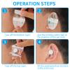 Ear Covers for Shower, 120 Pieces Waterproof Ear Stickers Ear Covers for Swimming Shower Ear Protectors with Waterproof Cotton Ear Plugs for Shower Surfing Snorkeling and Other Water Sports view 3