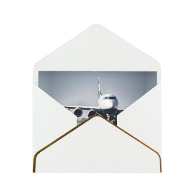ZISHAK Airplane In Flight Radiant Gratitude Cards-Wedding,Friendship,Anniversary Greeting Cards For Moments That Matter