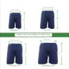 Adult Elderly Cloth Incontinence Shorts - Washable, Leak-Proof Cotton Underwear for Bedridden Care, Men, and Women (Blue,Large) (Navy,Large) view 2