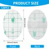 Ear Covers for Shower, 120 Pieces Waterproof Ear Stickers for Adults Ear Covers for Swimming Shower Ear Protectors with Waterproof Cotton Ear Plugs for Shower Surfing Snorkeling and Other Water Sports view 2