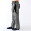 Mens' Post Surgery Tearaway Patient Pants Open Front and Back Crotch Incontinence Care for Elderly Bedridden (Color : Gray, Size : XX-Large) view 3