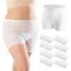 HANSILK Mesh Underwear Postpartum 8 Pack High Waist Hospital Mesh Panties Breathable,Delivery Post Surgical Recovery C-section Underwear, White, XX-Large view 1