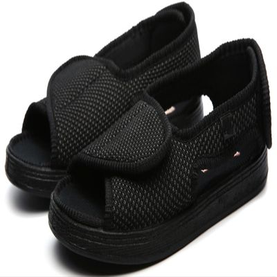 Plantar Fasciitis Shoes For Women Men's Diabetic Slippers Adjustable Orthopedic Slippers Plantar Fasciitis Shoes For Elderly Arthritis Edema Swollen Feet Thumb Valgus Sneakers (Color : 2, Size : 37