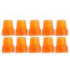 10Pcs Crutch Tip,19mm Crutch Feet Cap Upgrade Heavy Duty Rubber Accessories Replacement Rubber Cane Tips Heavy Duty Rubber Crutch Tips Replacement Universal Rubber Cane Tips(Orange) view 1