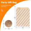 Elvielsl 100 Pack Paper Bags, Paper Gift Bags Party Favor Bag Small Gift Bag for Candy Cookie Popcorn Snacks for Party Favor Baby Shower Wedding Christmas (Brown Kraft Paper Bags) view 2