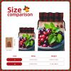 SSIMOO Bucket With Full Of Cherries Exquisite Drawstring Christmas Gift Bags,Reusable,For Exceptional Gifting Experiences view 4