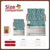 leopard patterned wallpaper print Christmas Goody Bags,Xmas Gift Bags,Drawstring Candy Bags,Treat Sacks,Holiday Party Favors Bags view 4