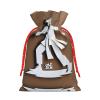 karate men print Christmas Goody Bags,Xmas Gift Bags,Drawstring Candy Bags,Treat Sacks,Holiday Party Favors Bags view 2