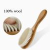 3pcs Personalized Baby Brush and Comb Set,Infant Hair Brush,Custom Name Baby Wool Comb Newborn Hair Brush Infant Head Massager Bath Brush Comb for Kids view 3
