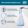 100 PACK - Commode Liners with Absorbent Pads - Adults Commode Bag Compatible with Most Toilets - Portable Commode Liners with Gel Pads - Disposable Bedside Toilet Liner Bags for Adult Potty Chair view 4