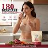100% Beef Heart Supplement - 180 Count, Freeze Dried, Grass Fed Beef Organs Supplement for Women & Men with Omega-3S & CoQ10 - Non-GMO, No Fillers & No Additives - Real Food Sourced & Made in USA view 2