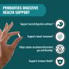 UpNourish Probiotics - 200 Billion CFUs for Men and Women, 15 Clinically Studied Strains, Prebiotics & Enzymes - 60 Vegan Capsules view 3