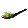 600 Disposable Plastic Black Chinese Soup Spoons Asian Soup Spoons Dessert Spoon Tasting spoons & Sample Spoon  view 1