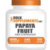 BulkSupplements.com Papaya Fruit Extract Capsules - from Carica Papaya, Herbal Supplement - Gluten Free, 1000mg, 2 Capsules per Serving, 240 Count (Pack of 1) view 1