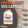 BulkSupplements.com Papaya Fruit Extract Capsules - from Carica Papaya, Herbal Supplement - Gluten Free, 1000mg, 2 Capsules per Serving, 240 Count (Pack of 1) view 3