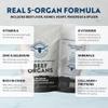 100% Grass Fed Beef Organs Supplement Women & Men - 180-Count Pure, Freeze-Dried Beef Organ Meat Supplement Blend of Liver, Kidney, Heart, Pancreas & Spleen - No Fillers, No Additives - Made in USA view 4