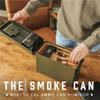 CASE ELEGANCE - The Smoke Can 50CAL Humidor, Thick Metal Ammo Box, Spanish Cedar Shelves, Army Green Finish, 69%, Digital Hygrometer, Magnetic Accessory Case - Holds 30-40 Cigars view 2