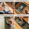 CASE ELEGANCE - The Smoke Can 50CAL Humidor, Thick Metal Ammo Box, Spanish Cedar Shelves, Army Green Finish, 69%, Digital Hygrometer, Magnetic Accessory Case - Holds 30-40 Cigars view 3