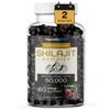 Shilajit Gummies for Men Women Pure Himalayian Extra Strenght 50,000 Resin for Metabolism Support Ashwagandha Siberian Chaga | 2 Months Supply Vegan Keto Friendly Cherry 60 Gummies view 1