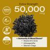 Shilajit Gummies for Men Women Pure Himalayian Extra Strenght 50,000 Resin for Metabolism Support Ashwagandha Siberian Chaga | 2 Months Supply Vegan Keto Friendly Cherry 60 Gummies view 2