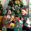 BABORUI Christmas Surprise Gift Box Explosion for Money, Christmas Explosion Gift Box with Confetti, Surprise Pop Up Money Box for Merry (Green) view 2