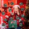 BABORUI Christmas Surprise Gift Box Explosion for Money, Christmas Explosion Gift Box with Confetti, Surprise Pop Up Money Box for Merry (Green) view 3