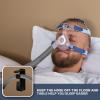 AkioPey 2PCS CPAP Hose Holder Hanger cpap Mask Hook & Tubing Holder for Bed with Anti-Skid Function Avoids Hose Tangle and 4 Removable Refill StripsDamage-Free Hanging cpap Machine Supplies view 2