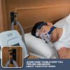 AkioPey 2PCS CPAP Hose Holder Hanger cpap Mask Hook & Tubing Holder for Bed with Anti-Skid Function Avoids Hose Tangle and 4 Removable Refill StripsDamage-Free Hanging cpap Machine Supplies view 4