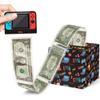 Birthday Money Box for Cash Gift Pull Money Pull Box for Cash Gift Happy Birthday Card and 35Pcs Transparent Bags Gifts for Boys Girls Best Friend Child Kids view 1