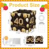 40th Birthday Surprise Gift Box With Money Boxes for Cash - Party Decorations Supplies for Men and Women (35 Bags Included) view 2