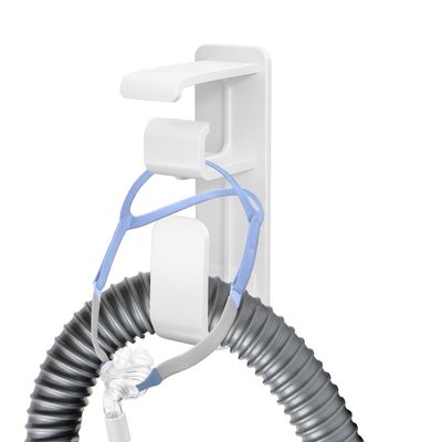 CPAP Hose Holder for Bed - CPAP Mask Hook with Anti-Unhook Feature Hose Organizer Use CPAP Supplies and CPAP Machine to Help You Sleep Better with 2 Picture Hanging Strips