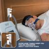 CPAP Hose Holder for Bed - CPAP Mask Hook with Anti-Unhook Feature Hose Organizer Use CPAP Supplies and CPAP Machine to Help You Sleep Better with 2 Picture Hanging Strips view 3