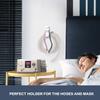 CPAP Hose Holder for Bed - CPAP Mask Hook with Anti-Unhook Feature Hose Organizer Use CPAP Supplies and CPAP Machine to Help You Sleep Better with 2 Picture Hanging Strips view 4