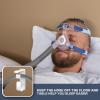 AkioPey 2PCS CPAP Hose Holder - CPAP Mask Hook with Anti-Unhook Feature Hose Organizer Use CPAP Supplies and CPAP Machine to Help You Sleep Better with 4 Picture Hanging Strips view 2