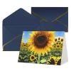 ZISHAK Yellow Sunflower Radiant Gratitude Cards-Wedding,Friendship,Anniversary Greeting Cards For Moments That Matter view 2