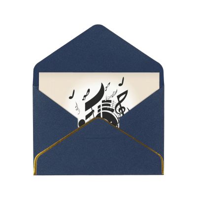 ZISHAK Music Note Radiant Gratitude Cards-Wedding,Friendship,Anniversary Greeting Cards For Moments That Matter