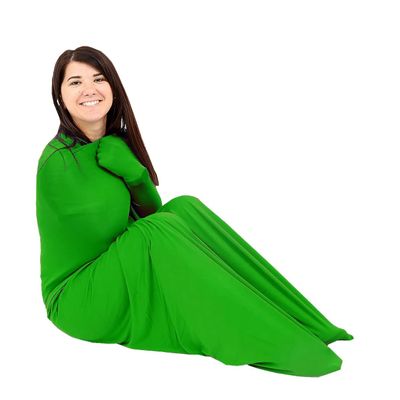 IKDSDKEM Relaxing Sensory Toys Socks Processing Disorders Body Wrap to Relieve Stress Anxiety Autism ADHD ADD Tactile Items for Therapeutic Play (Color : Green, Size : L/Large)