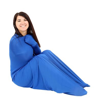 IKDSDKEM Relaxing Sensory Toys Socks Processing Disorders Body Wrap to Relieve Stress Anxiety Autism ADHD ADD Tactile Items for Therapeutic Play (Color : Sky Blue, Size : L/Large)