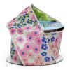 2 1/2" X 10 Yards Daisy Floral Lt.Pink Fabric Wired Ribbon view 1