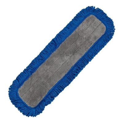 24" Blue Microfiber Dry Mop Replacement