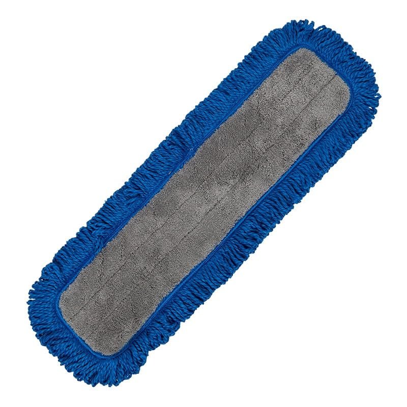 24" Blue Microfiber Dry Mop Replacement