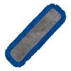 24" Blue Microfiber Dry Mop Replacement view 1