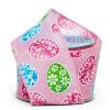 2 1/2" X 10 Yards Pink Sparkling Easter Eggs Wired Ribbon view 1